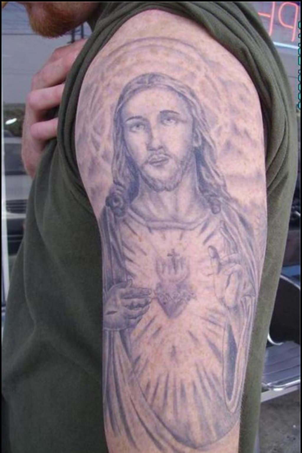 100+ [ 59 Jesus Designer Shoulder Tattoos ] | 25 Beautiful ...