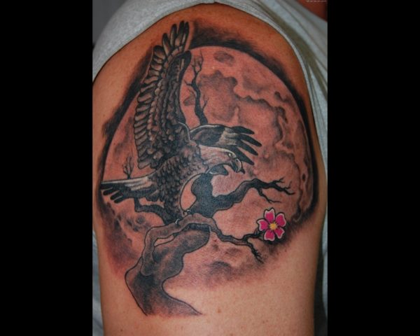 Adorable Eagle Tattoo Design