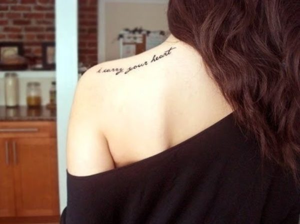 Adorable Lettering Tattoo