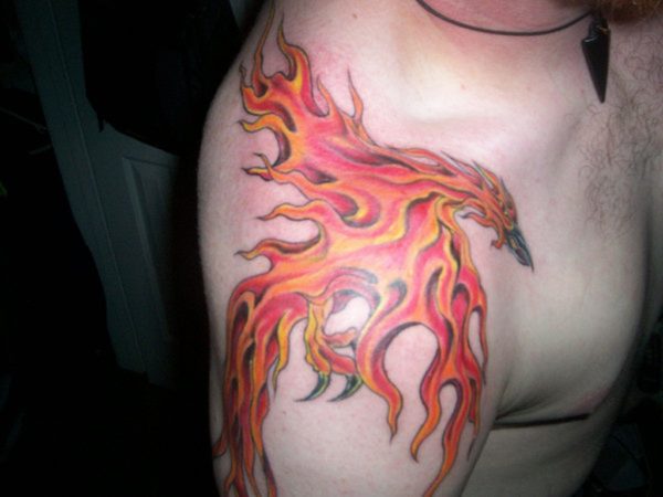 Adorable Phoenix Tattoo