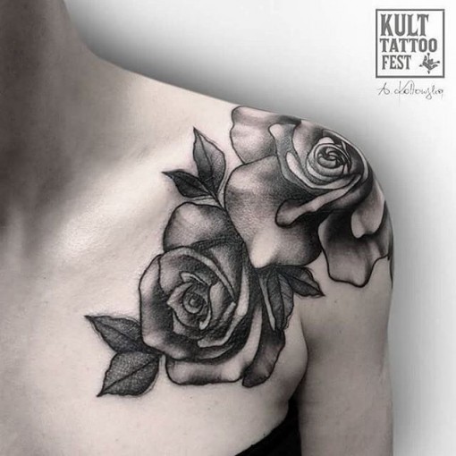 Adorable Roses Tattoo