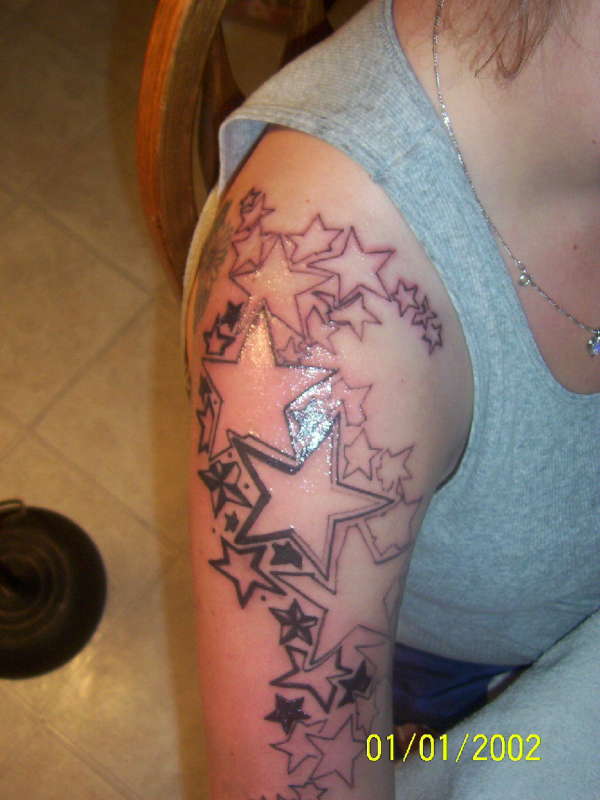 Adorable Star tattoo Design