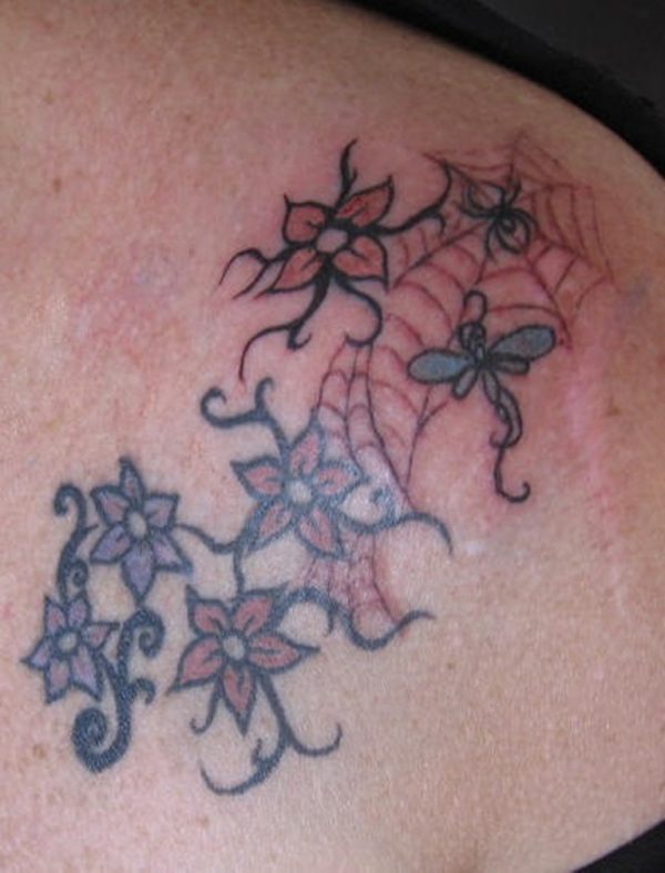 Amazing Small Flowers Tattoo