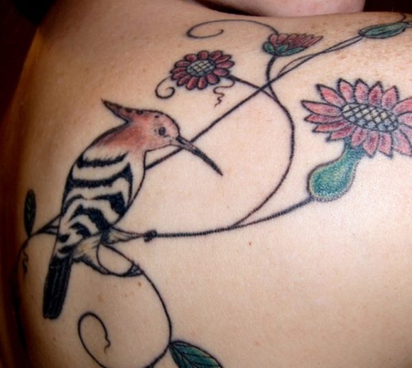 Amazing Colorful Bird Tattoo Design