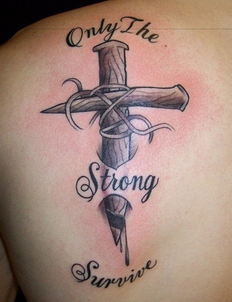 73 Stunning Cross Shoulder Tattoos