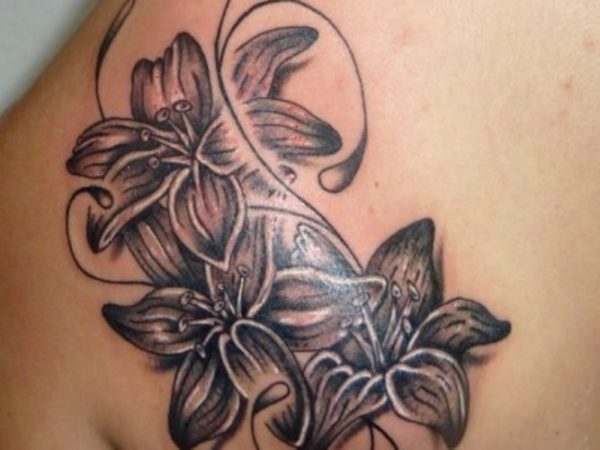 Amazing Flower Designer Tattoo