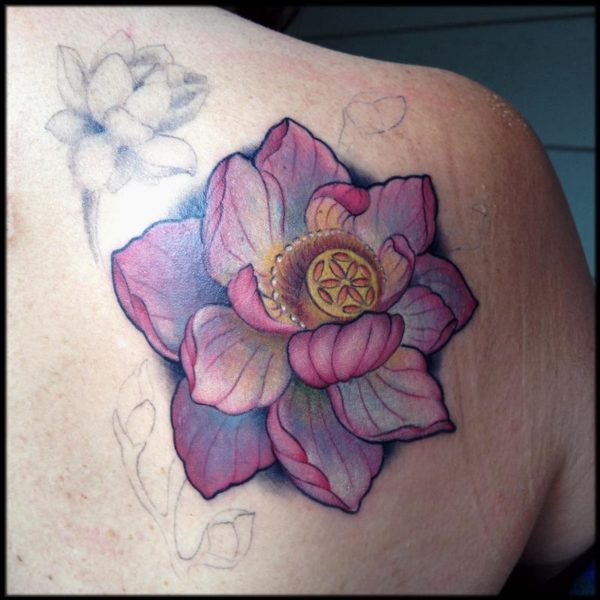 Amazing Flower Tattoo