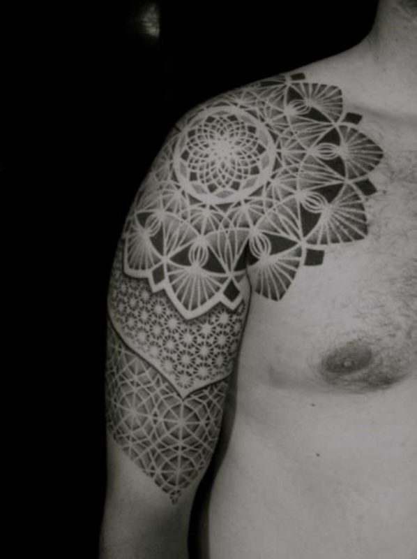 Amazing Geometric Designer Tattoo