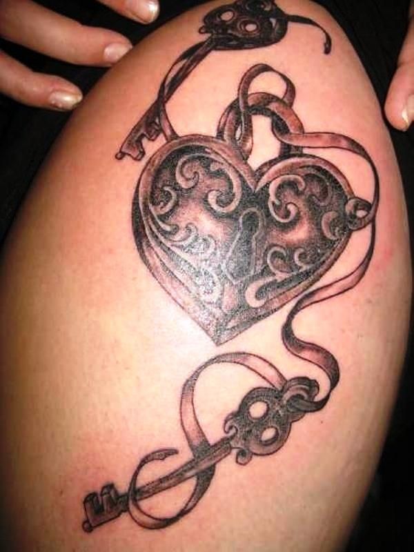 Amazing Heart Cover Shoulder Tattoo
