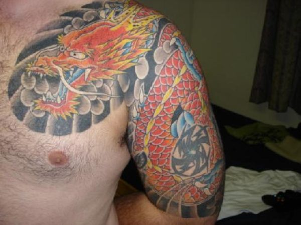 Amazing Japanese Dragon Tattoo