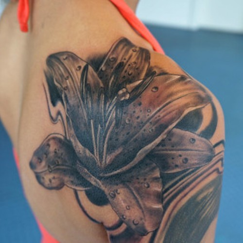 Amazing Lily Tattoo 