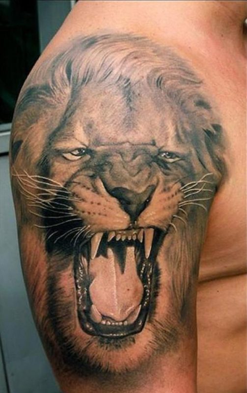 Amazing Lion Tattoo