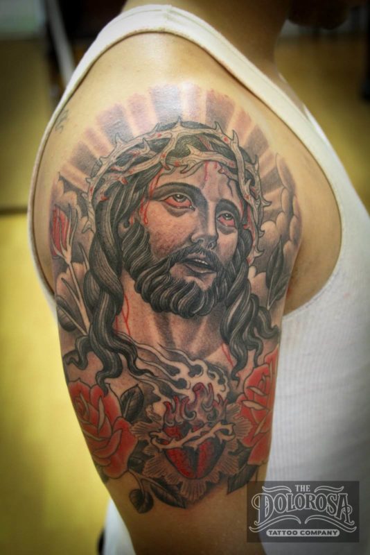 Amazing Lord Christ Tattoo