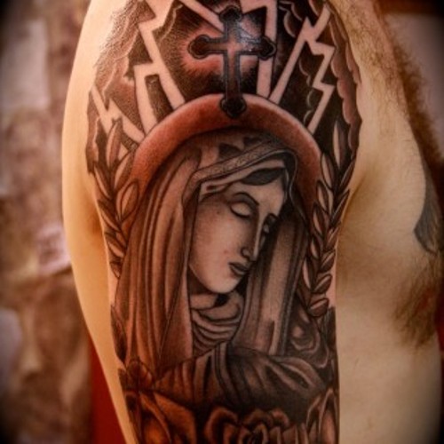 Amazing Mary Tattoo