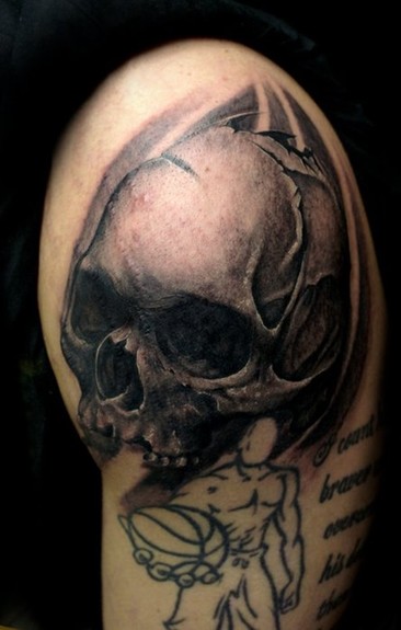 Amazing Skull Tattoo Design