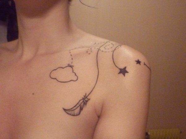 Amazing Small Star Tattoo