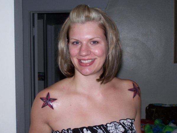Amazing Star Shoulder Tattoo