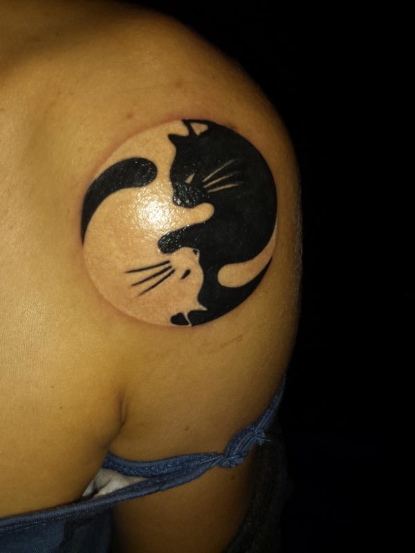 Amazing Yin Yang Tattoo