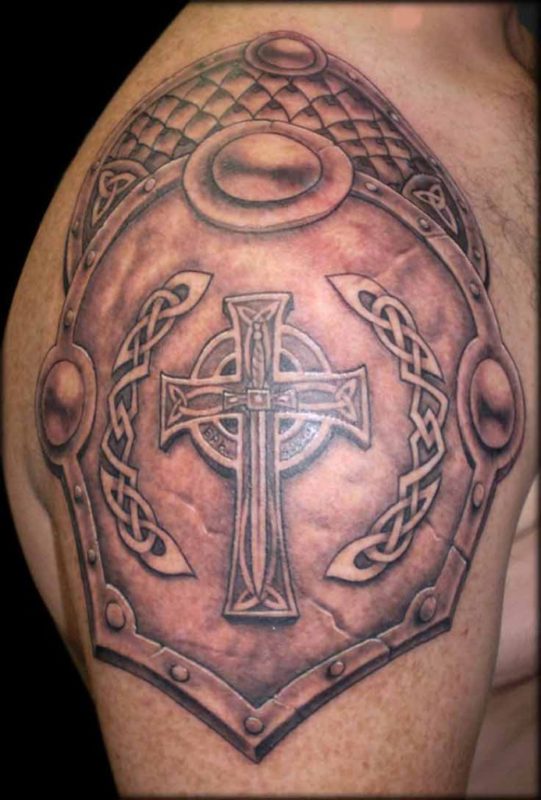 Amazing Celtic Cross Tattoo