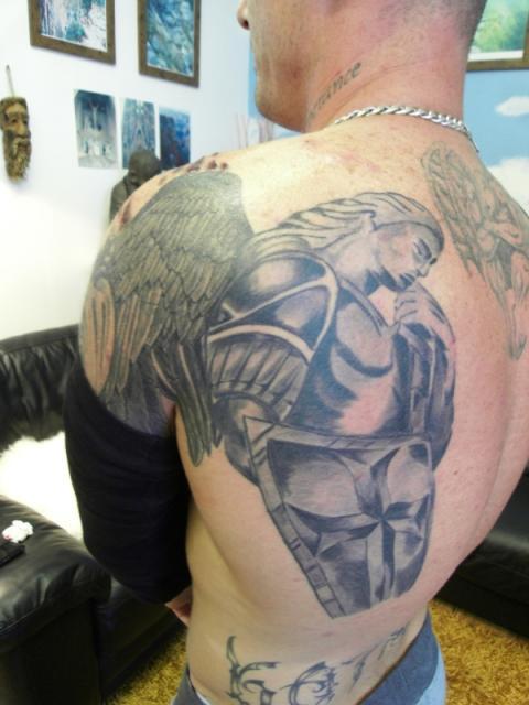 Angel Armour Tattoo Design