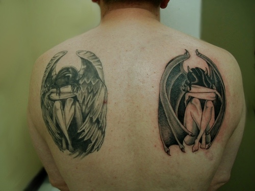 63 Fantastic Shoulder Angel Tattoos