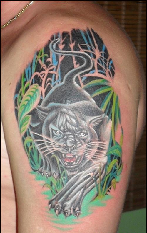 Angry Tiger Tattoo