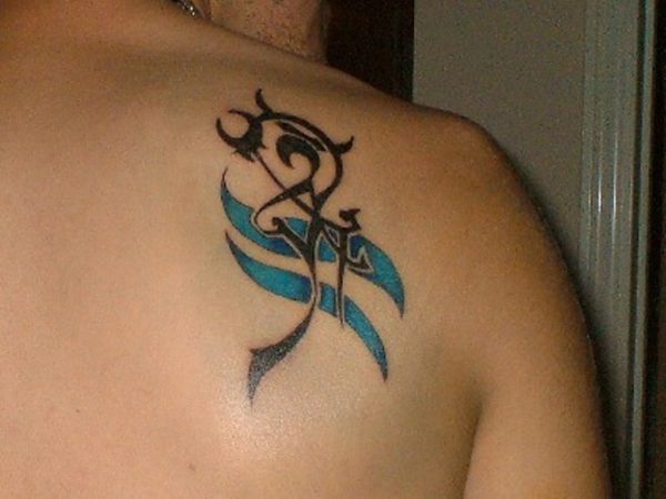 Aquarius Zodiac Tattoo Design