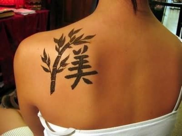 Asian Lettering Tattoo