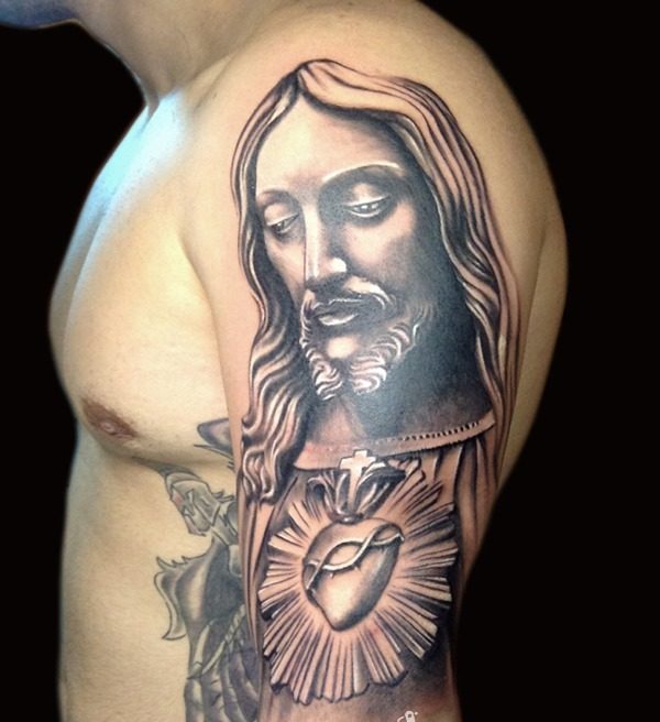 Attractive Jesus Tattoo