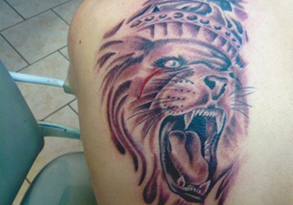 Attractive Lion Tattoo Design