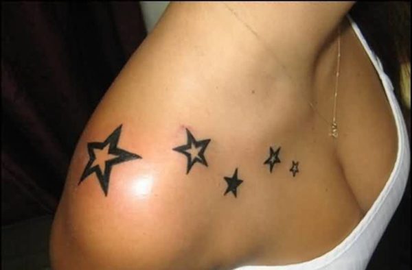 Attractive Small Shoulder Tattoo