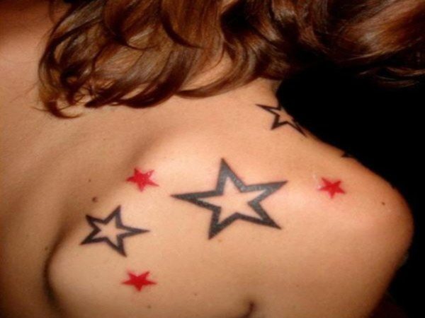 Attractive Stars Tattoo