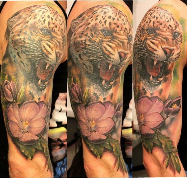 Attractive Tiger Tattoo