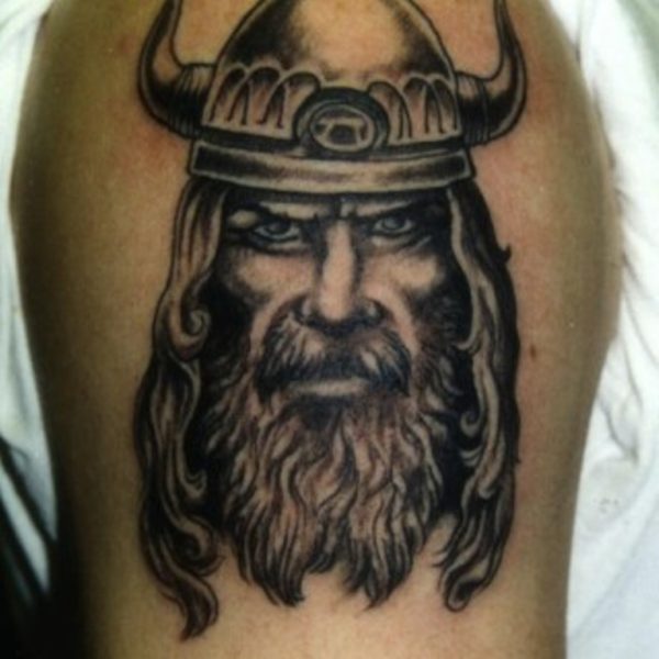 Attractive Viking Tattoo Design