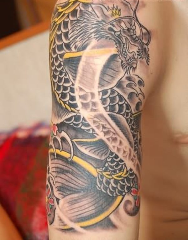 Awesome Dragon Tattoo Design