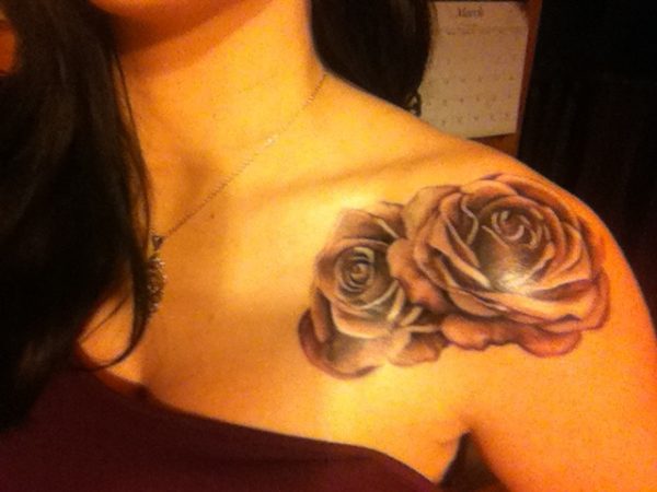 Awesome Rose Tattoo