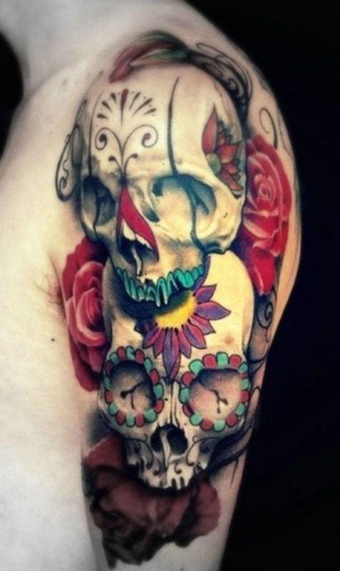 Awesome Skull Tattoo Design