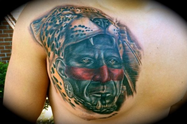 Aztec Jaguar Tattoo