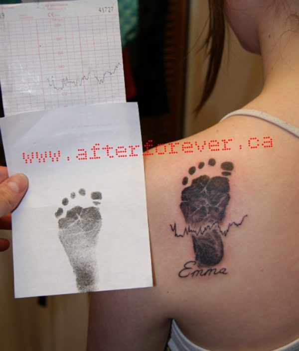 Baby Foot Print Tattoo