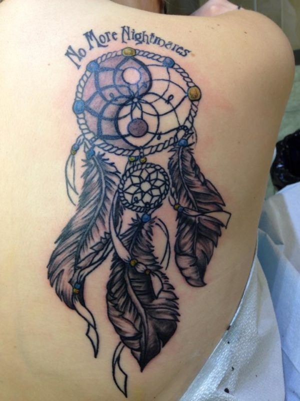 Back Dream Catcher Tattoo