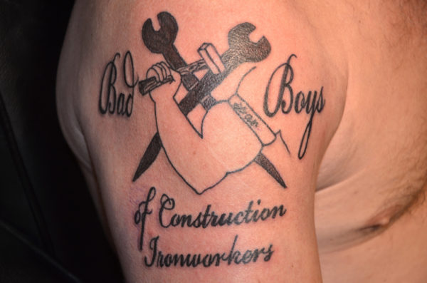 Bad Boys lettering Tattoo