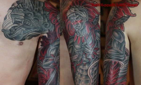 Beautiful Aztec Designer Tattoo
