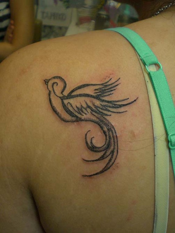 Beautiful Bird Tattoo