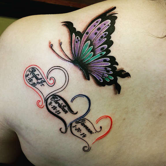 Beautiful Butterfly Tattoo Design