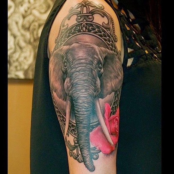 Beautiful Elephant Tattoo !