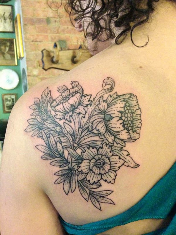 Beautiful Flower Designer Tattoo