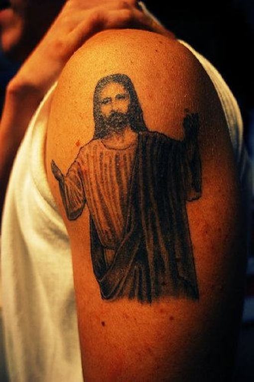 Beautiful Lord Christ Tattoo