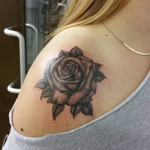 Beautiful Rose Tattoo