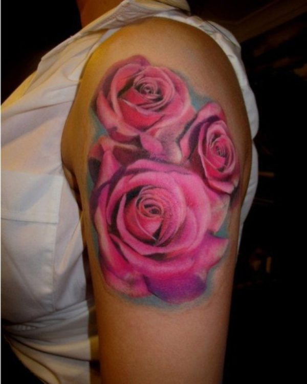 Beautiful Roses Tattoo Design