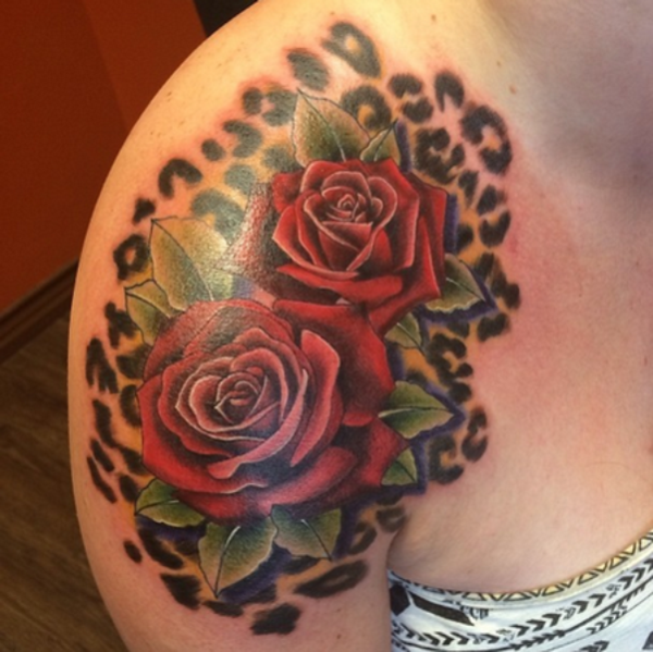 Beautiful Roses Tattoo